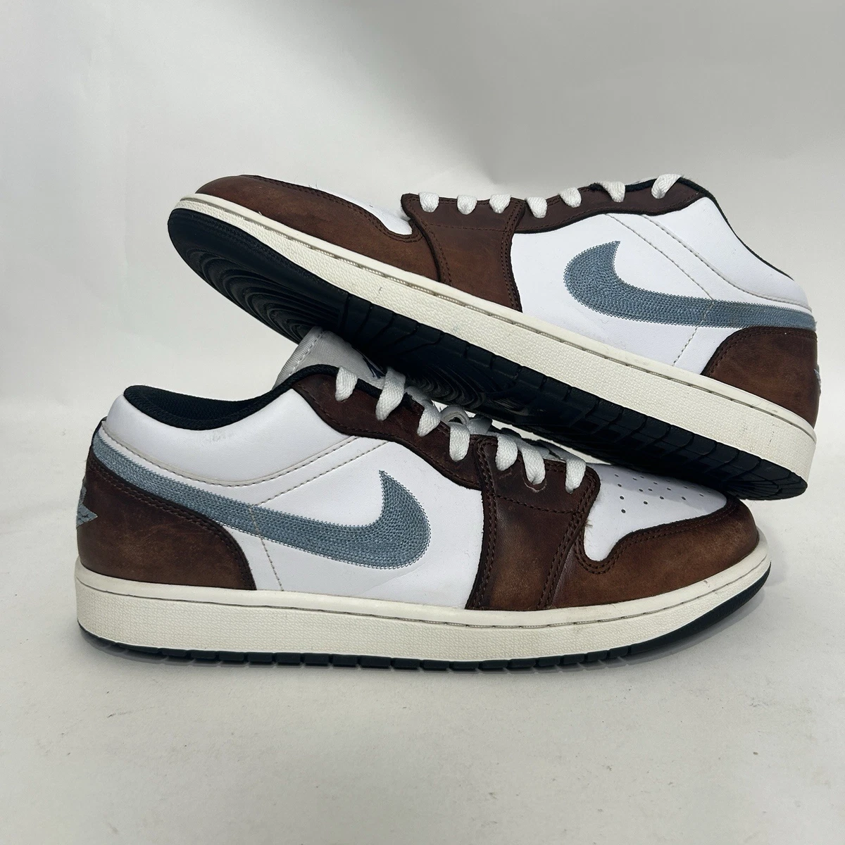 Nike Air Jordan Retro 1 Low SE “White Blue Grey Brown” Jordan 1 Retro SE Low Brown Blue Grey for Sale  main image 3