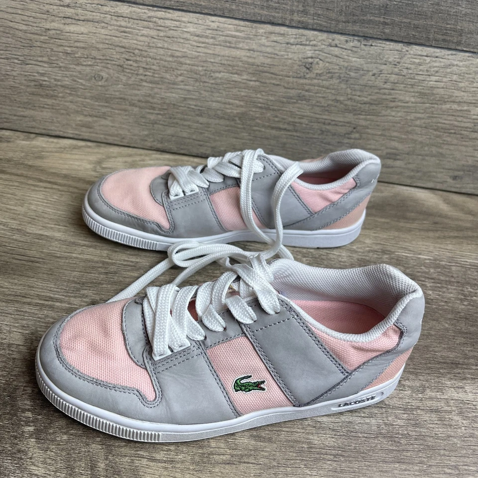 Кроссовки беговые женские Lacoste Thrill MIX-DYS 91V США 7 серые розовые спортивные - Изображение 4 из 4