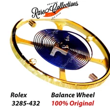 NEW New Rolex 3285-432 Balance Complete Parachrom Blue Barbell