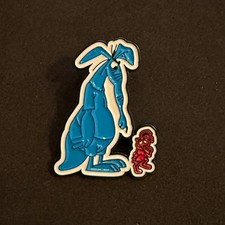 Pin Badge  Anstecker, Aardvark & Ant, Blaue E...