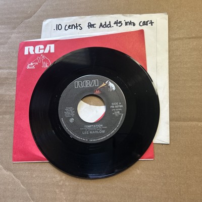 Lee Marlow Temptation/Queen Size Bed King Size Memories 1984 Rca 45