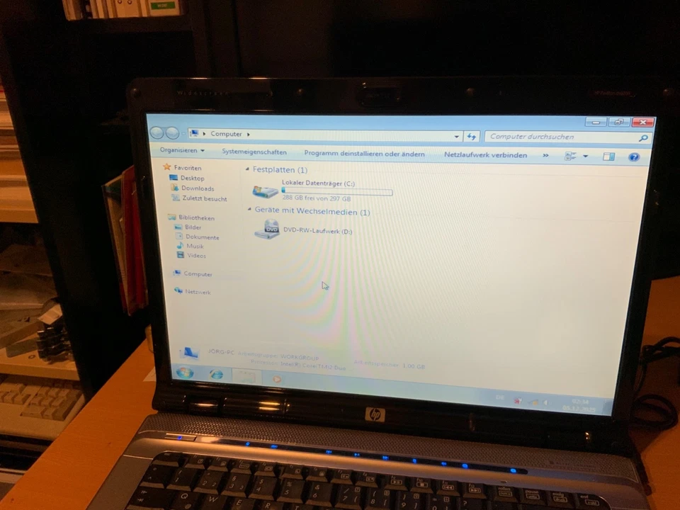 Portatile HP Pavilion dv6000 con Windows 7 Ultimate - Immagine 3 di 4
