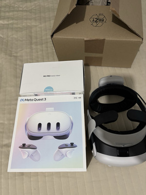 Meta Quest 3 OVP Mit M3 Pro Bobova Head Strap 