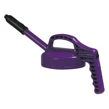 Oil Safe 100307 Stretch Spout Lid, W/0.5 In Outlet, Purple