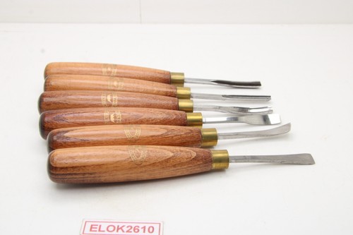 Crown Tools 33473 Set 6 pezzi per intaglio del legno scatola originale - Foto 9 di 23