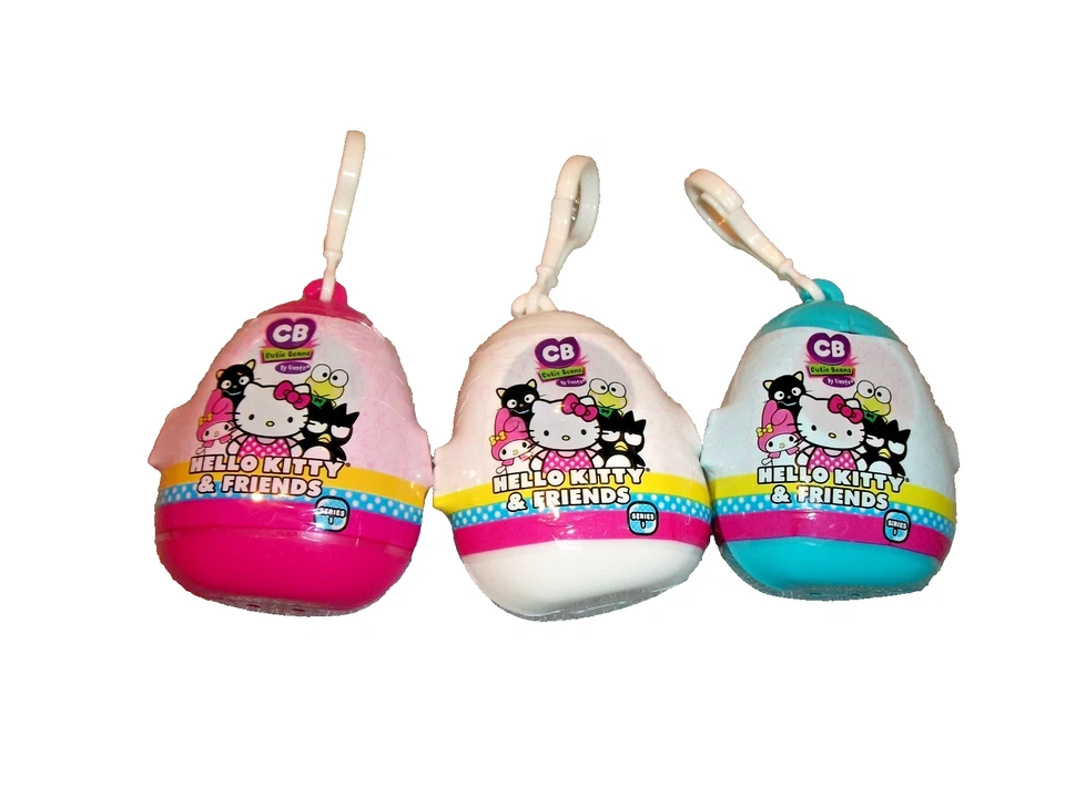 批量 3 件 可爱 BEANS HELLO KITTY & FRIENDS 系列 1 盲胶囊 全新 (B222) — 第 2/4 张图片