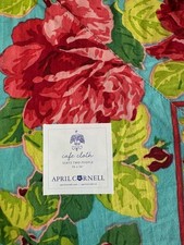 Gorgeous NEW April Cornell Tablecloth 36x36 ~...
