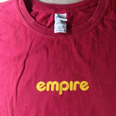 Vintage EMPIRE Skateboards Y2K Streetwear T-shirt Sz XL Grunge Birdhouse Hawk 