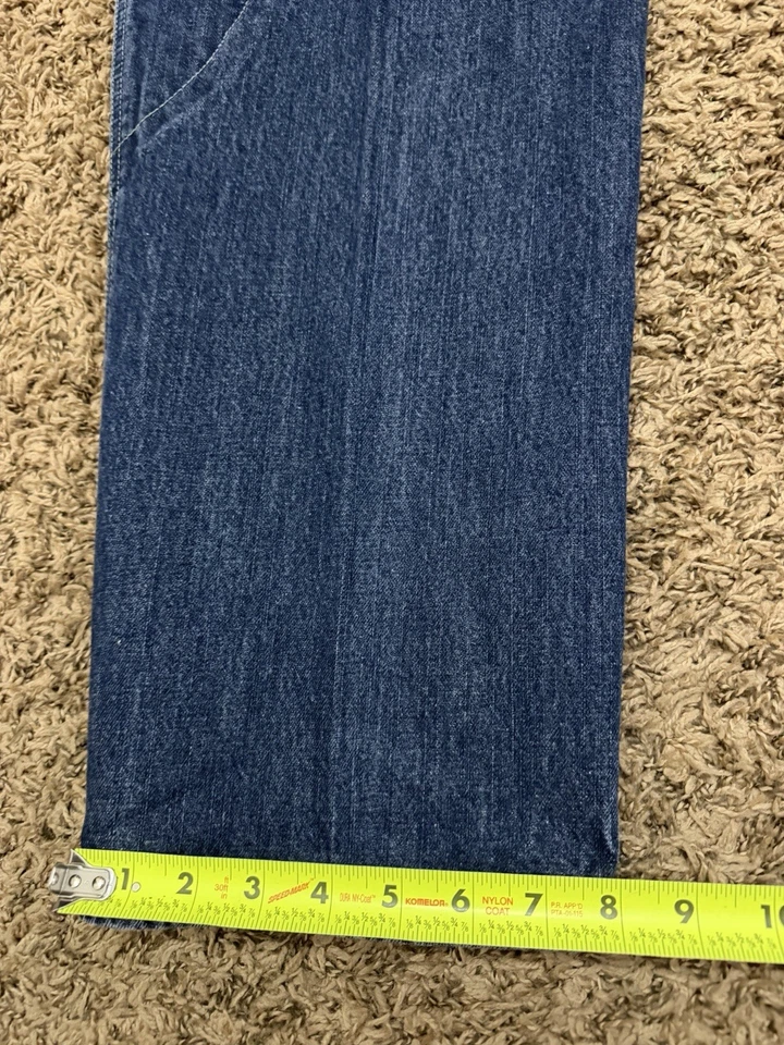 VTG Y2K Marithe Francois Girbaud Baggy Straight Jeans Blue Hip Hop Mens Sz 32x30 - Image 2 of 4