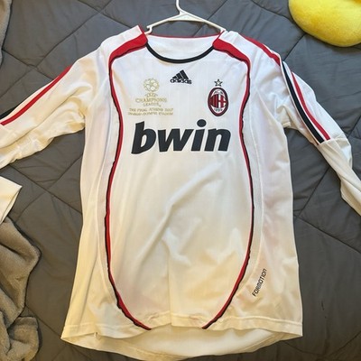 ミラン AC Milan 2007 チャンピオンズリーグ FINAL シャツ AC Milan 2007 Champions League Final Long Sleeve Jersey Medium