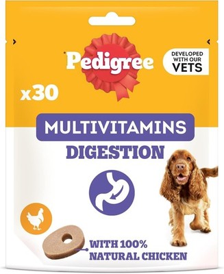 Pedigree Multivitamine Verdauung, 30 weiche Kauergänzungen für 1er Pack 