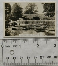 1937 Senior Service Sights of Britain 3rd series No. 10 Tavistock Weir & Bridge