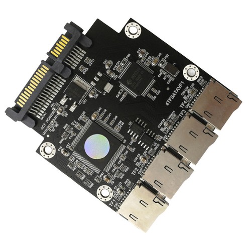 4-Port SD To SATA Adapter Widely Compatible for Micro-SD To SATA Group RAID Card - Afbeelding 4 van 6