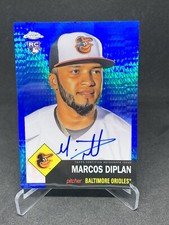 2022 Topps Chrome Platinum Anniversary MARCOS DIPLAN BLUE PRISM AUTO /99 RC 8924