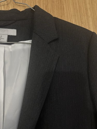 H&M 2 Piece Woman’s Grey Suit EUR 42 Uk 14 work smart wear excellent condition - Picture 6 of 14