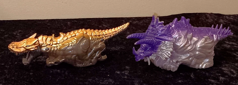 Dinobot Slug & Grimlock Pull-Back Cars Transformers Dino Sparkers 2013 - Image 4 of 4