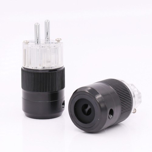 Highend-Hifi SCHUKOSTECKER / KALTGERÄTEBUCHSE vernickelt oder RHODINIERT - Picture 2 of 5