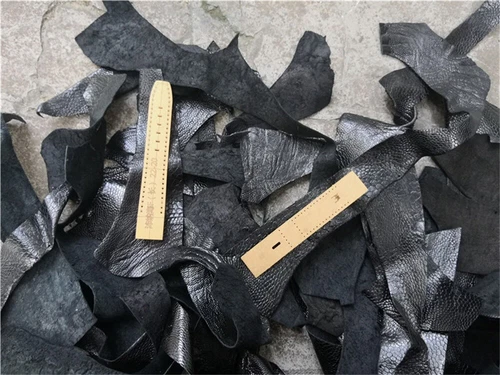 100 % AUTHENTIQUE PATTES D'AUTRUCHE PEAU CUIR FERRAILLE PEAU VÉRITABLE PEAU CUIR EXOTIQUE NOIR - Photo 4 sur 11