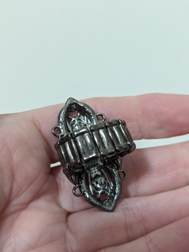 Oversized Fashion Red Rhinestone Silver Statement Cocktail Stretch Ring  - Picture 6 of 6