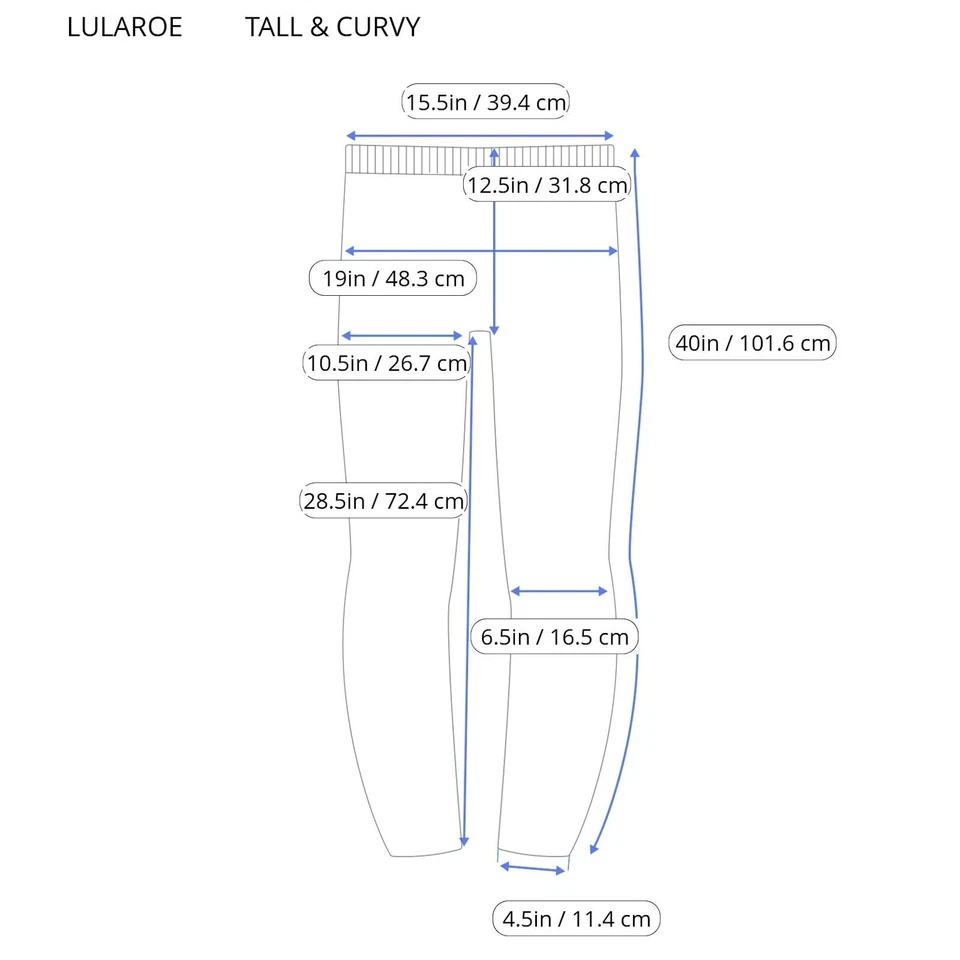 LulaRoe Rudolph Leggings Tall and Curvy Purple with Green Polka Dots - Image 2 of 4