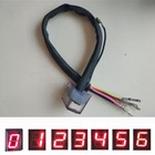 12V Motorrad Bike 0-6 Digitale Ganganzeige Neutral Display Manometer Wasserdicht