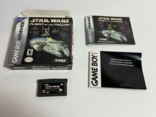Nintendo Gameboy advance Star Wars Flight of the Falcon CIB