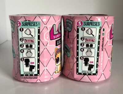 Lot of 2 LOL Surprise Makeover Series 5 Wave 2 LILS Lil Sister