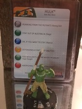 Marvel Heroclix Incredible Hulk 043 Hulk Super Rare with card