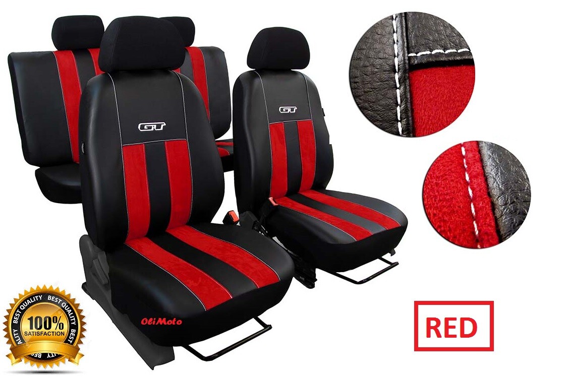 Alicante + EcoLeather Tailored Set Seat Covers HYUNDAI i10 Mk3 2020