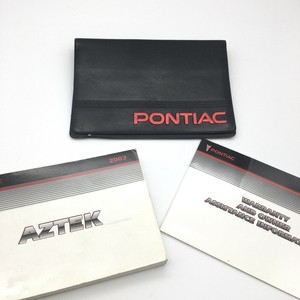 2003 Pontiac Aztek Owners Manual Operators Book Ebay