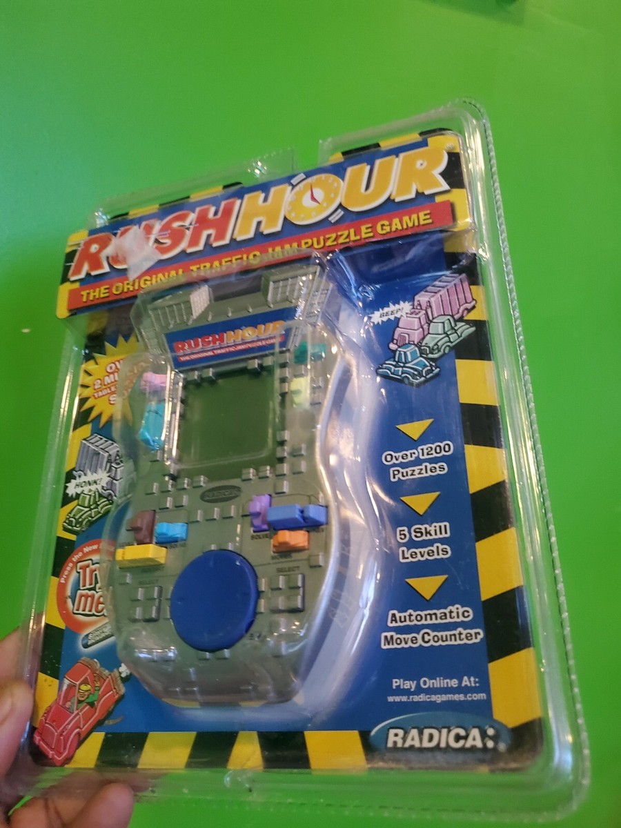 2001 Radica RUSH HOUR Traffic Jam Puzzle Game Electronic Handheld