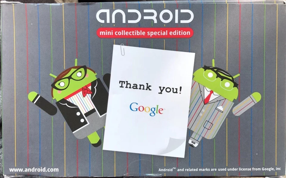JUEGO DE FIGURAS ANDROID EXECUTIVE SUMMIT GOOGLE 2013 ULTRA RARO COLECCIONABLE ¡¡LEER!!! Foto 2 de 4