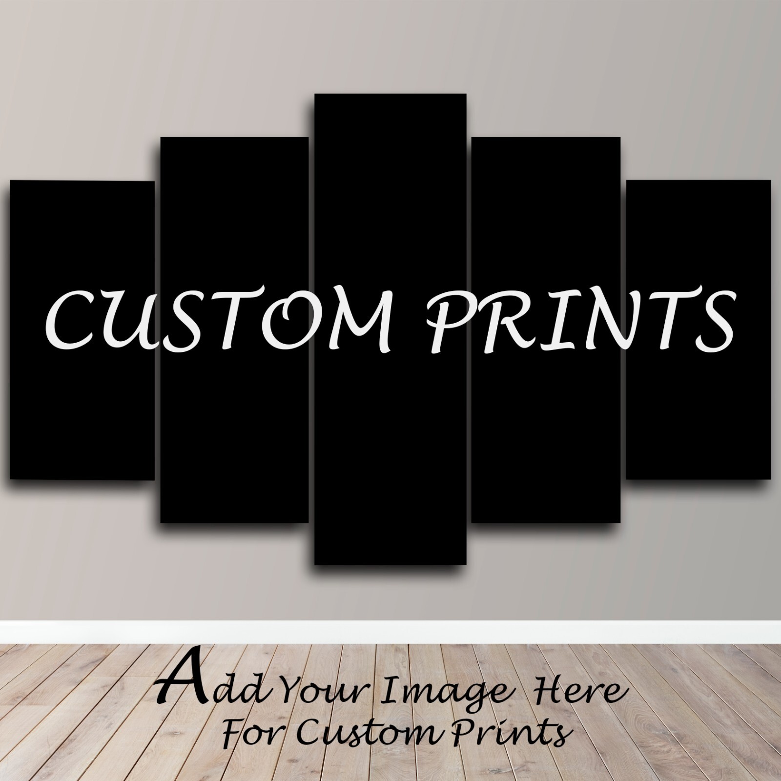 Custom Order Design Canvas Wall Art 1 / 3/ 4/ 5 Piece Design Print HD Home Decor