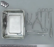 12 Instruments Ear Pack For Veterinary Instruments Clinics Surgical,DDP-0087