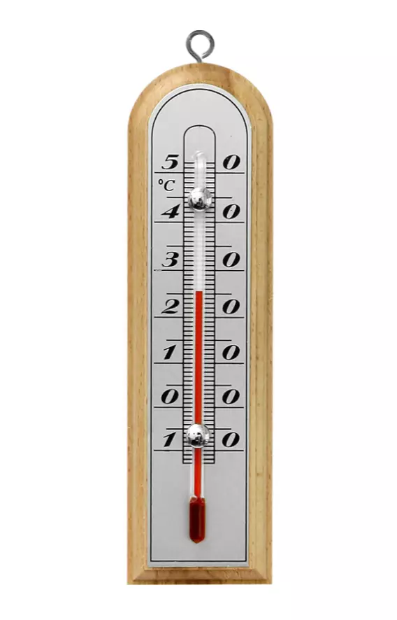 Room Thermometer Thermometer Wood Outdoor Thermometer Analog Indoor Room  Garden