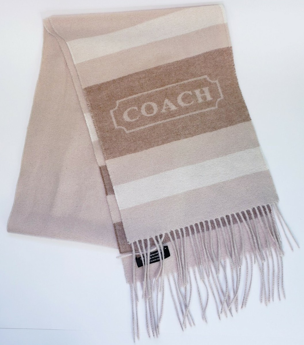COACH 30% Cashmere 70% Wool Scarf | eBay