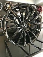 18x7.5 Gloss Black S63 Amg Rims Wheels Mercedes Benz C300 E350 Cla250 Glc300 Slk