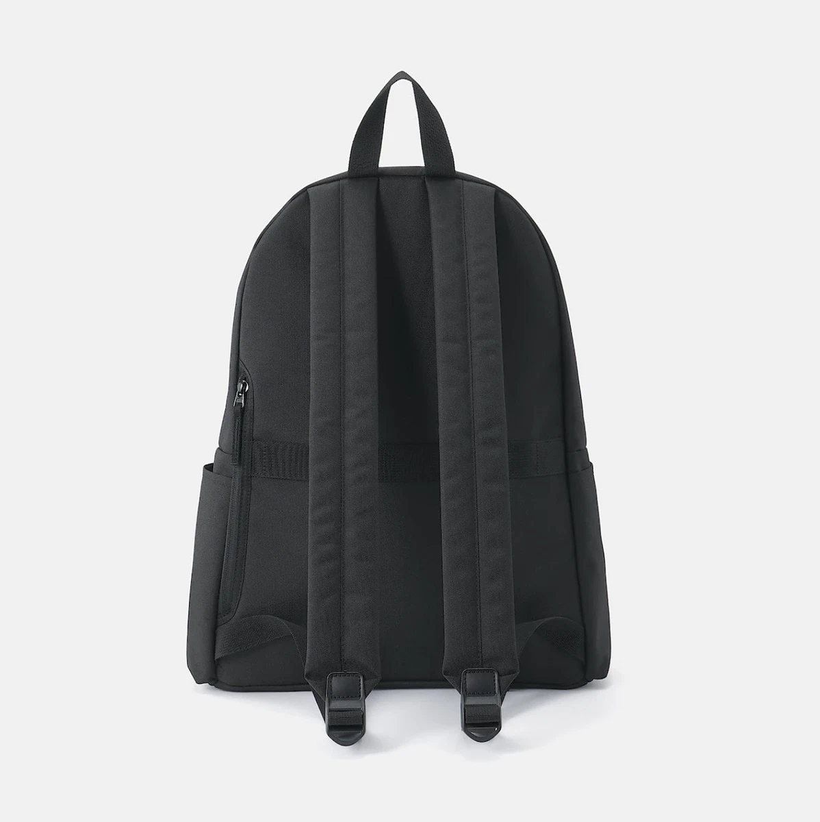 Muji black online backpack