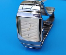 Rado DiaStar Dia Star Herrenuhr Herren Armbanduhr Keramik silber-chrom-farbend