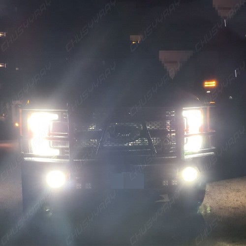 Para For Infiniti FX35 2006-2009 2010 2011 2012 faro HID + luz antiniebla Led 4x - Foto 7 di 12