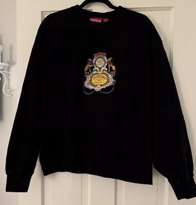 Supreme Crewneck Sweatshirt Black | eBay Supreme Crewneck Sweatshirt Black | eBay