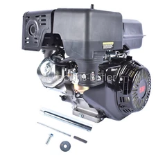 15HP/13HP OHV Horizontal Shaft 4-Stroke Gas Engine Motor 420cc/389cc 6.5L 8600W