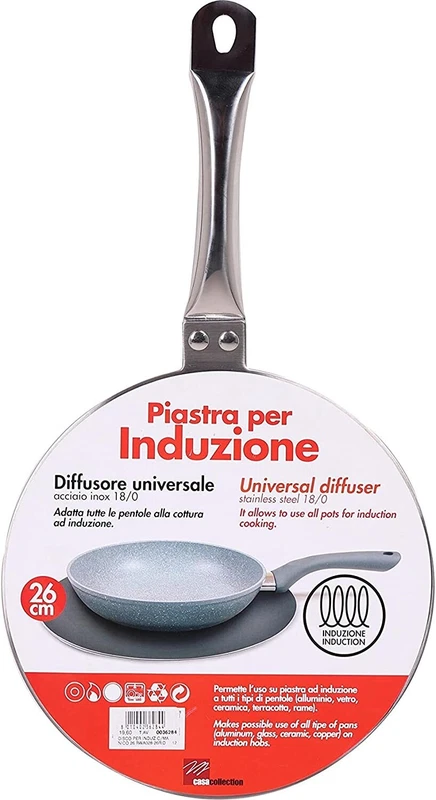 Disco Adattatore per Cucina Piastra Pentola Padella a INDUZIONE Diametro 26 cm, fotografia 7 di 10