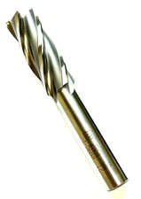 21/32" DIA HY-PRO V 4 FLUTE END MILL - W/ 1/2" SHANK- HSS- OSG #5741900