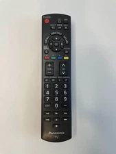 Panasonic TV Remote Control Black Viera Tools SD Card Input