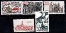 France 1981 Yv. 2159-2163 Neuf ** 100% art, architecture