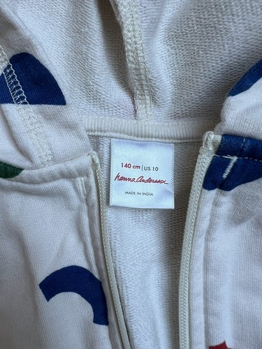 Girls Hanna Andersson Hoodie Size 140 US 10 - Picture 3 of 4