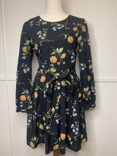 Princess Highway Black Floral Dress 