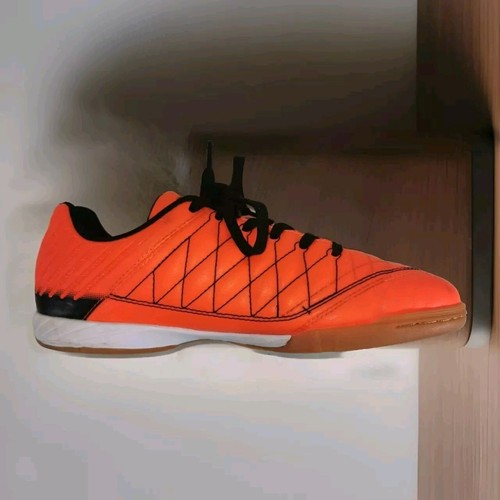 FILA Quilted Orange & Black Casual Sneakers- US Size 6, Like New , Free AU Post - Foto 12 di 16