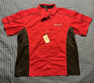North End Knight s Transportation Full Button Shirt Sleeve Shirt Men s Size 4XL 